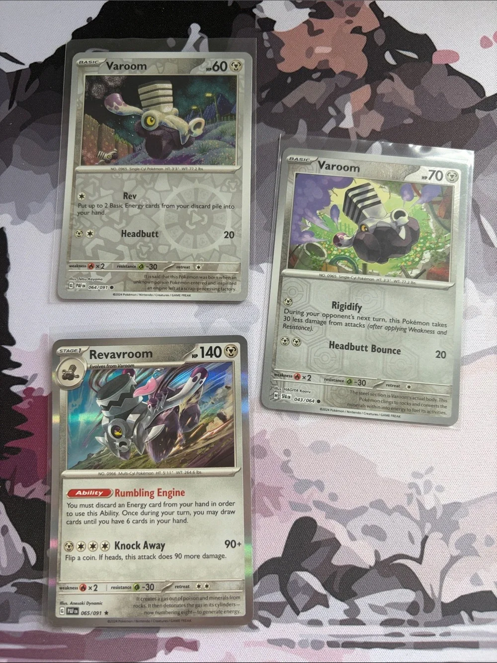 Varoom & Revavroom Pokémon Evolution Card Lot ⚙️ Reverse Holo | 3 Cards ✨5/$25✨